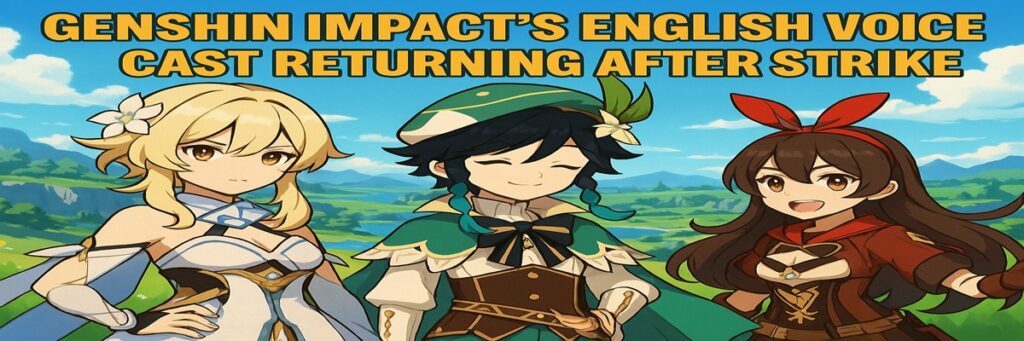 Genshin Impact’s English Voice Cast: Return of Familiar Voices After the Strike