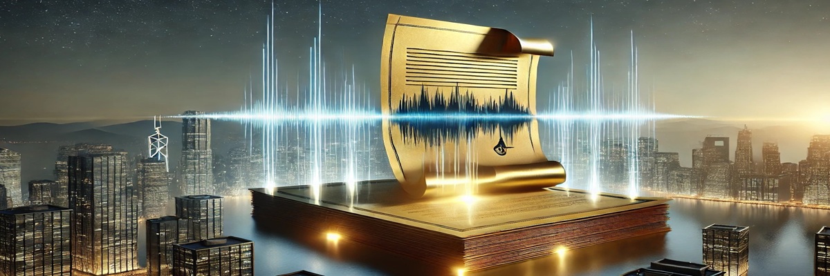 Illustration of a professional recording booth with microphone symbolizing high-paying national recruitment voiceover work