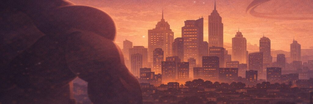 Stylized illustration inspired by The Incredibles, representing Jack Black reflecting on a missed voice acting opportunity