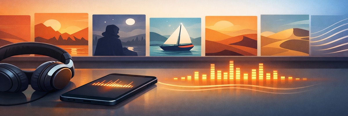 Audiobook narration influencing how listeners choose what to hear