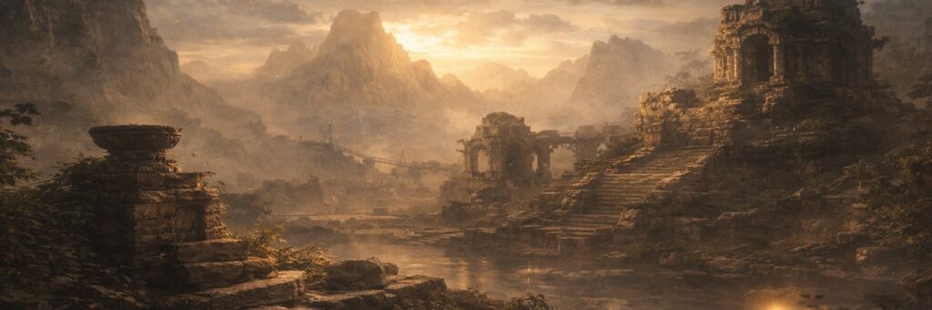 Illustration representing the original Tomb Raider voice actor joining Amazon’s live-action series